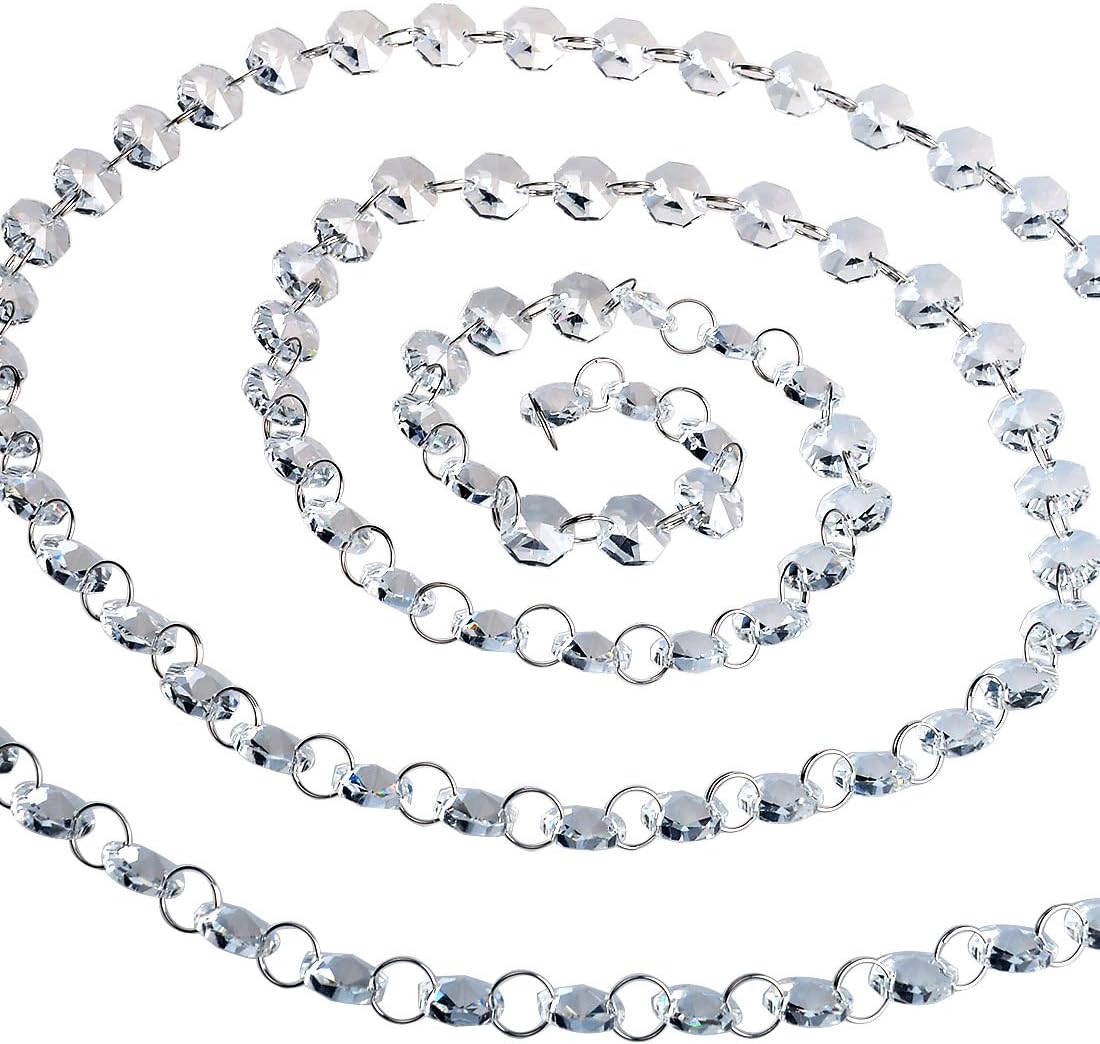 CrystalPrismWorld 6ft Crystal Garland Chandelier Chain #C6019