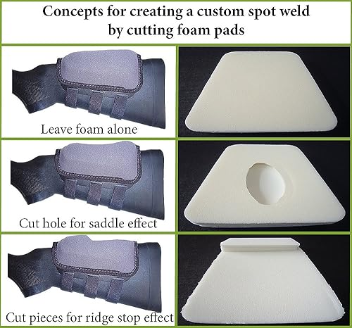 Miniatura 7 de ITC Rifle MejillaElevador de mejillasCheekRest Marksmanship  Traje húmedo