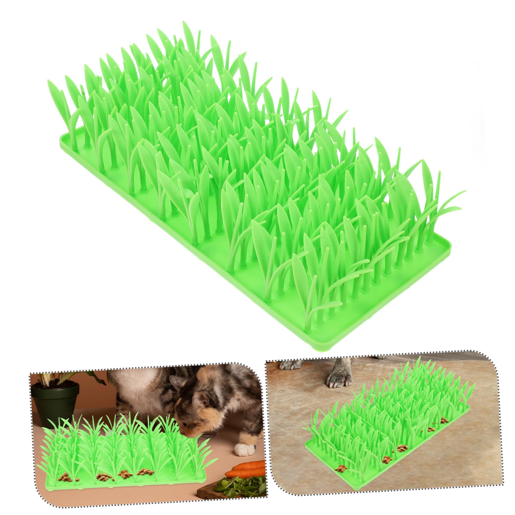 Silikon Leckerlimatte Grass Mat für Hunde, rutschfest, Langsam