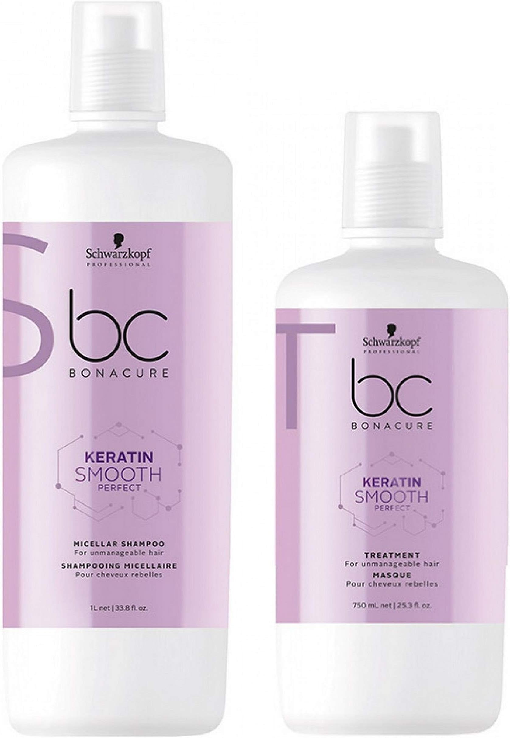 Schwarzkopf BC Bonacure Smooth Perfect Duo Shampoo 1000ml + Mask 750ml