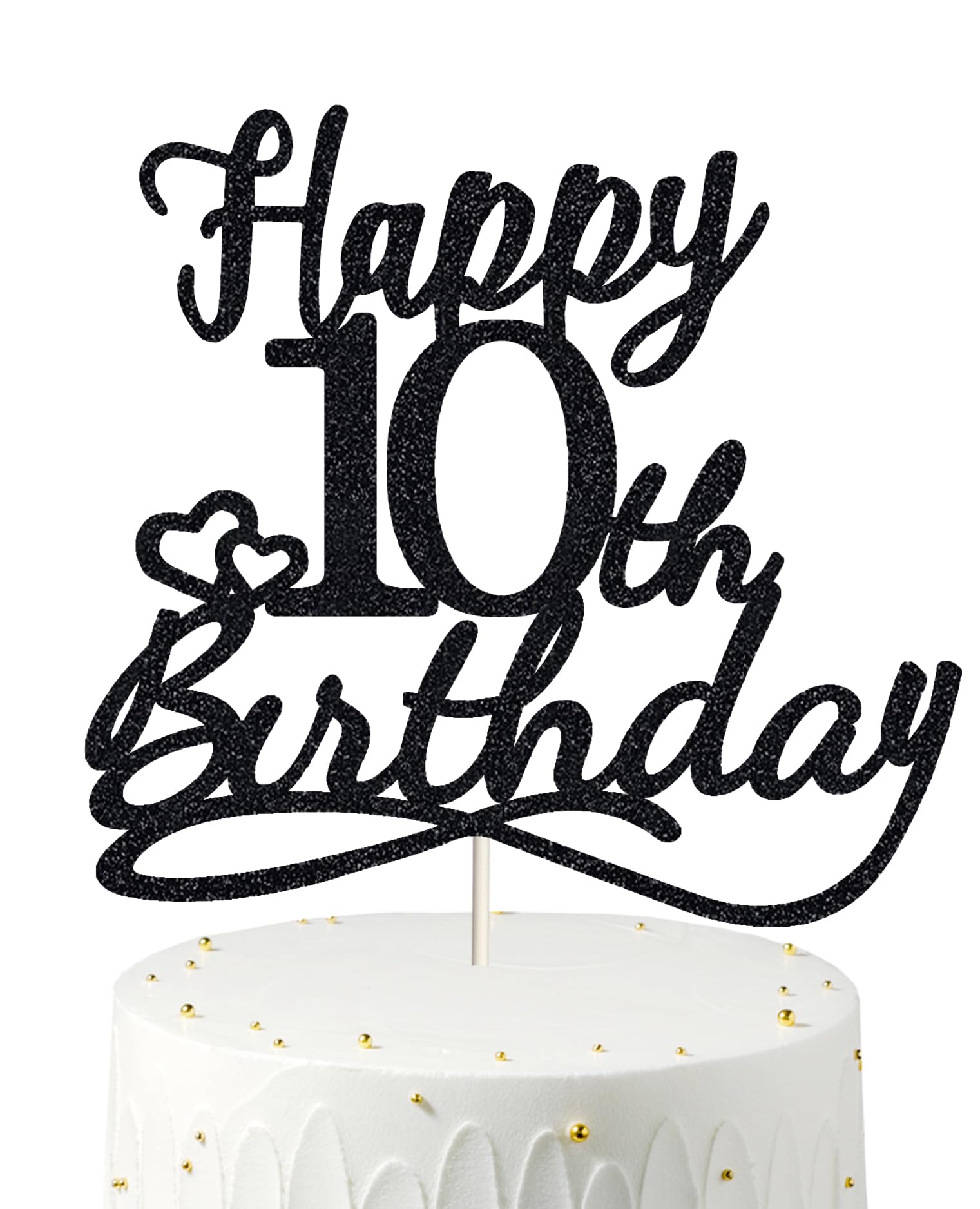 A 12 Años Cuadrados Decoración Para Tarta De Cumpleaños Número 10