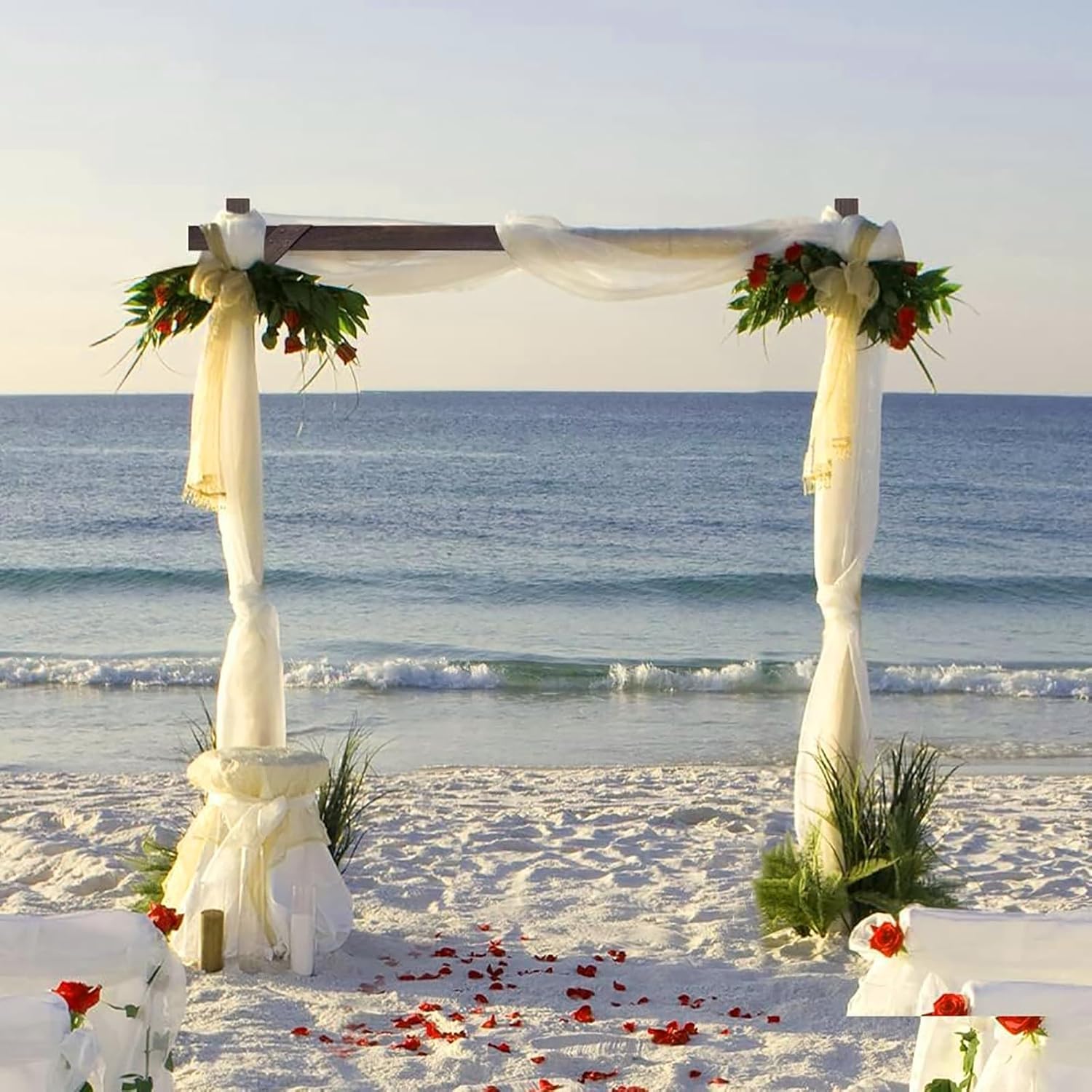 Hochzeitsbogen aus Holz für Innen- und Außenbereich, Hochzeiten, Partys und Gartendekorationen, perfekt für Jubiläums- und Brautparty-Dekorationen, 220 x 215 cm