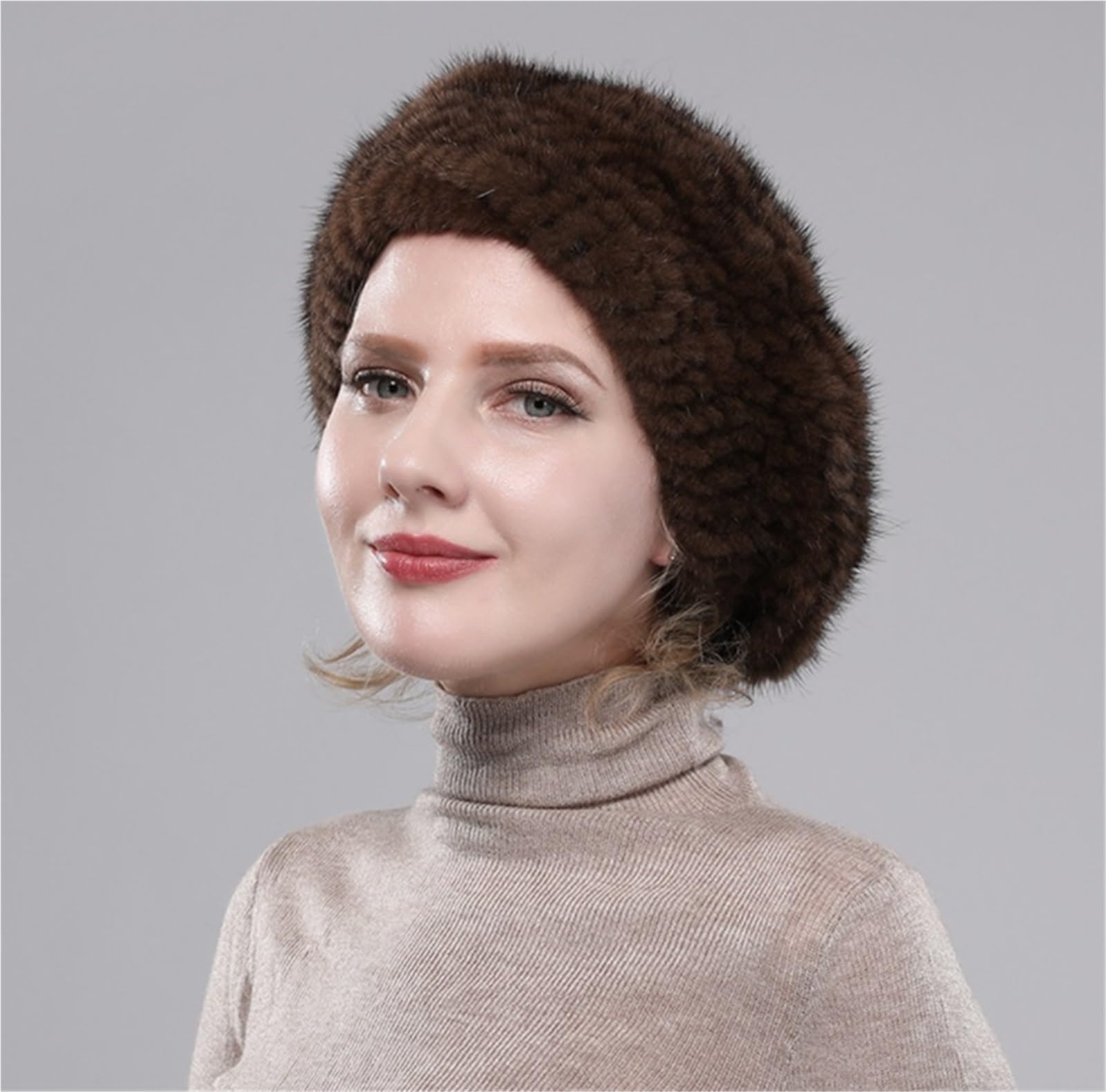 Ciepła Czapka Zimowa, Damskie Berety Eleganckie Czapki Z Daszkiem Czapki Z Dzianiny Ciepła Czapka Typu Beanie W Stylu Vintage Wiatroszczelna Czapka Zimowa