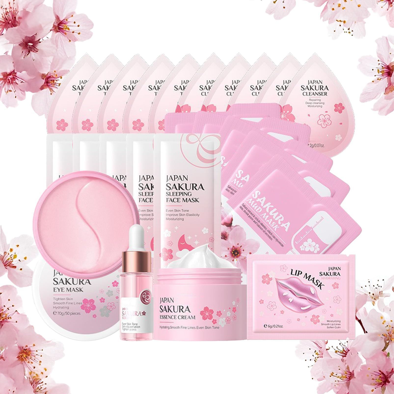 Teen Girl Gifts Skincare Sets, Skin Care Set, Girls Pamper Set including Cleanser,Mud Mask,Sleeping Face Mask