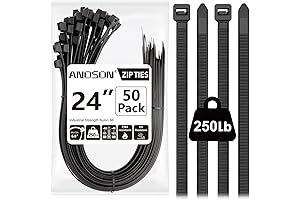 Versatile Zip Ties: Solutions for Multiple Industries, Heavy Duty 24-Inch Length