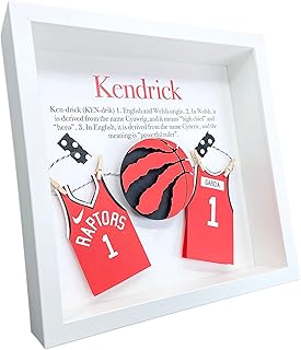 Personalized Baby Frame, Toronto Raptors Basketball Theme with Name, Origin and Meaning, NBA We the North, Nursery Decor Wall Art