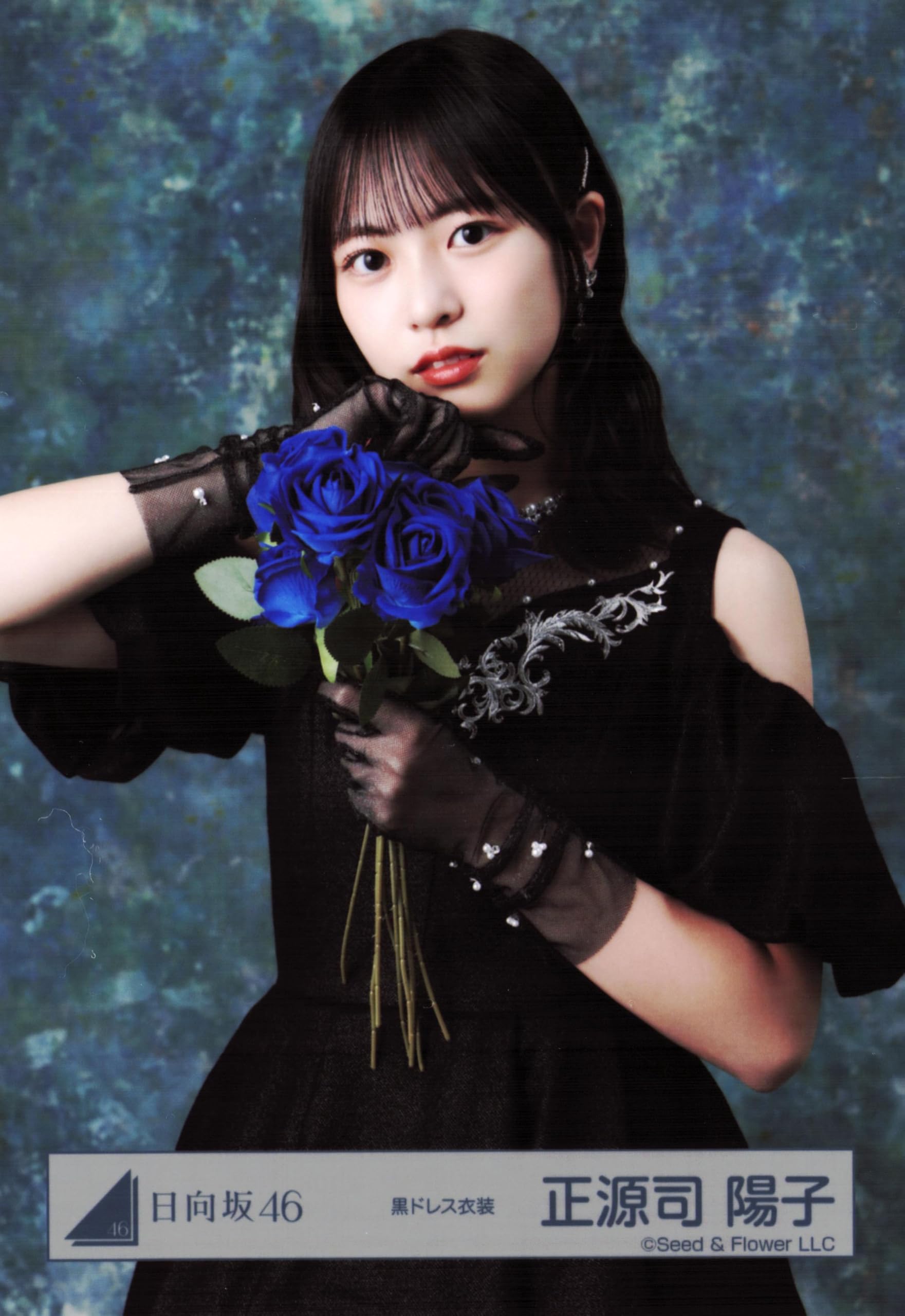 Amazon.co.jp: 日向坂46 生写真 黒ドレス衣装 4種コンプ 正源司陽子