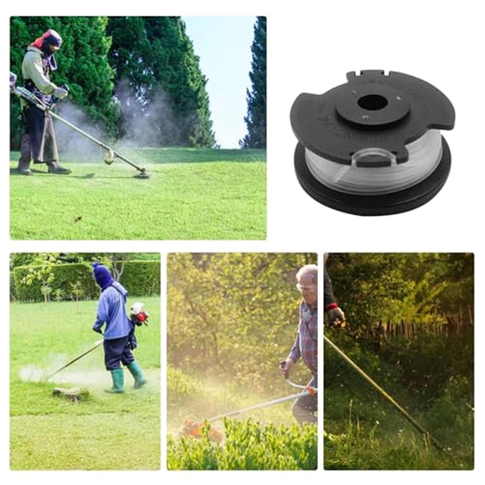 XIJIANG Lot De 2 Couvercles De Bobine, Avec Ressort De Coupe