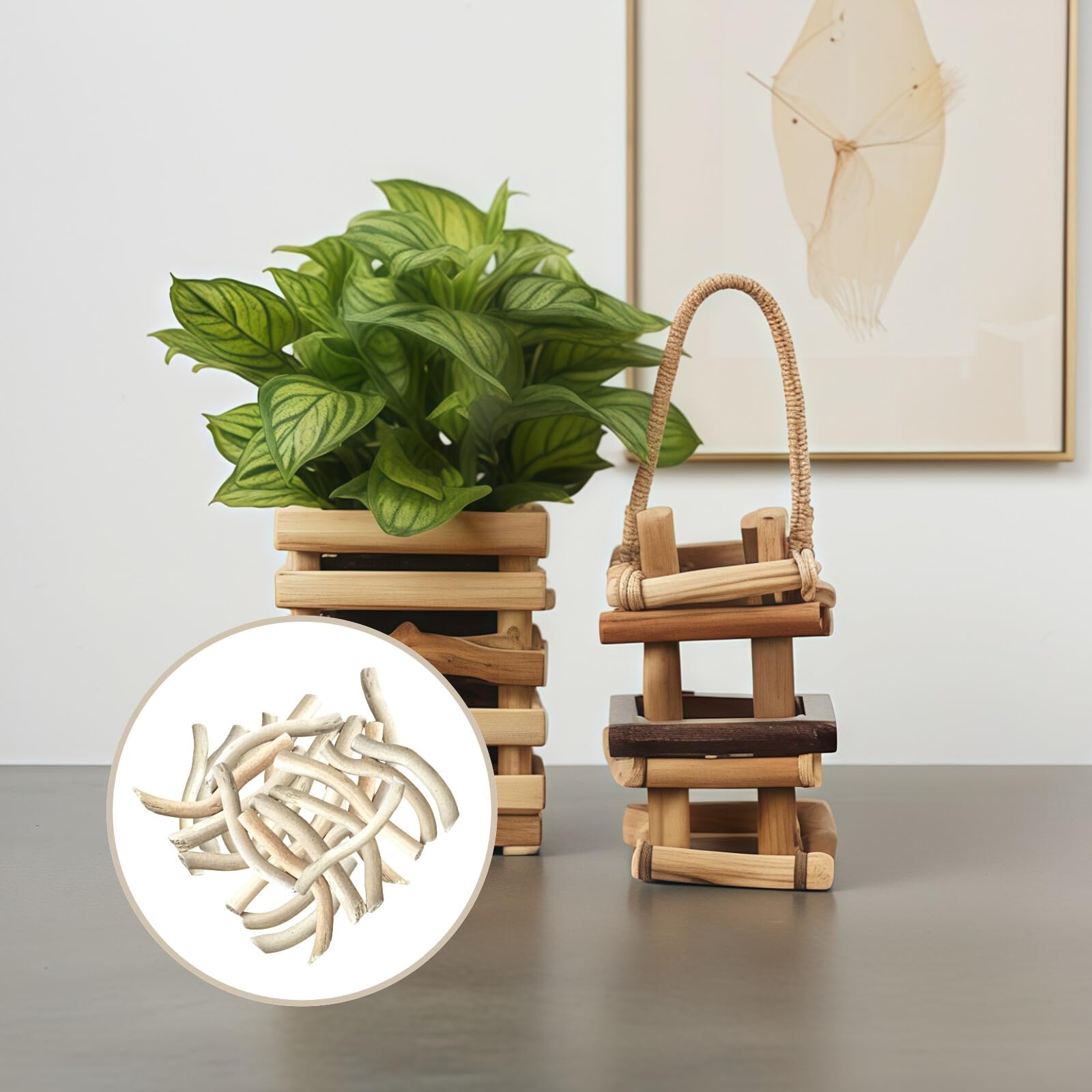 Chewtoyo 2-3 Inch Length, Fish Tank Decor DIY Aquascaping, and Enhancing Biodiversity with Perfect Natural Driftwood Pieces for Aquarium Decoration