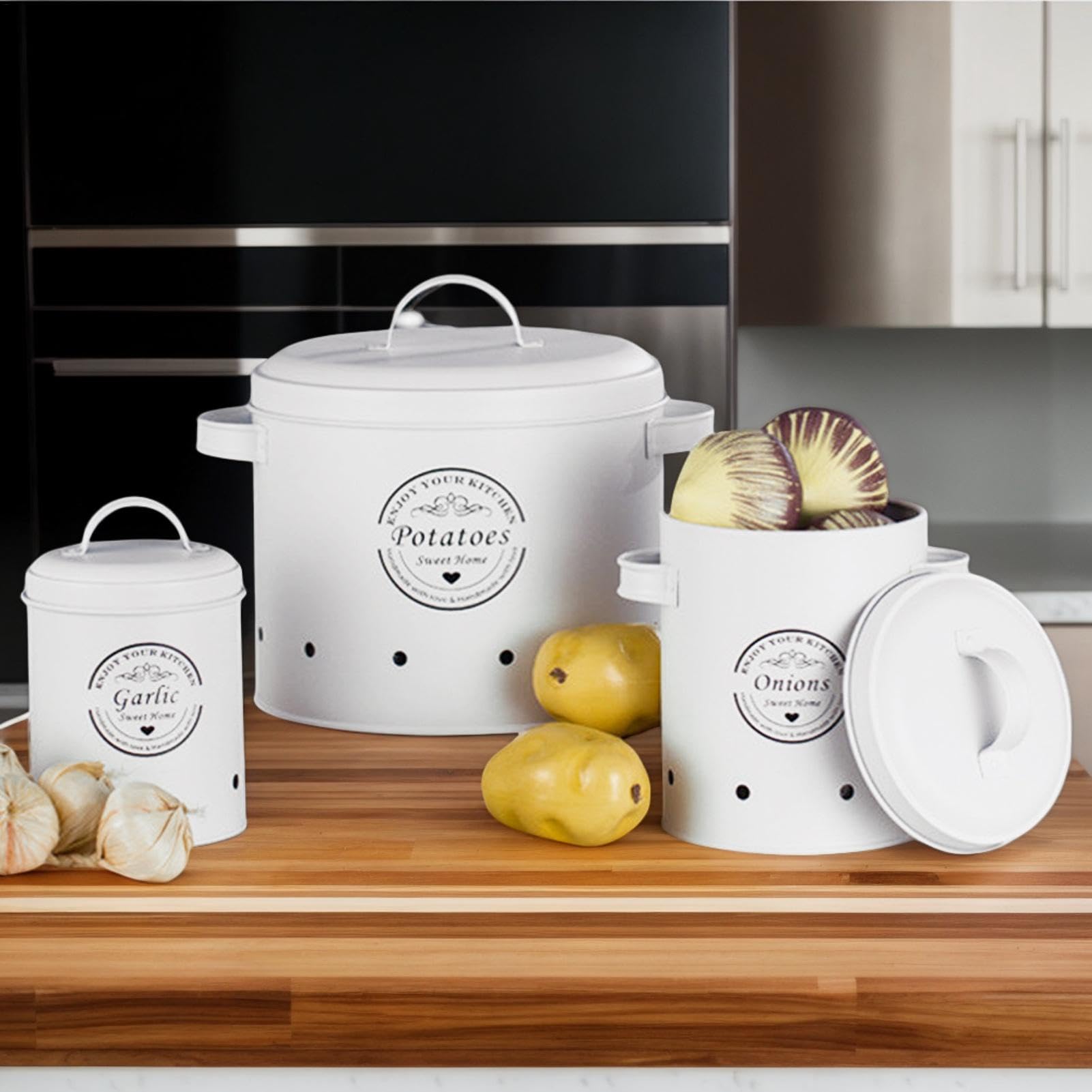Lattine Per La Conservazione Di Verdure In Cucina - Barattoli Per La