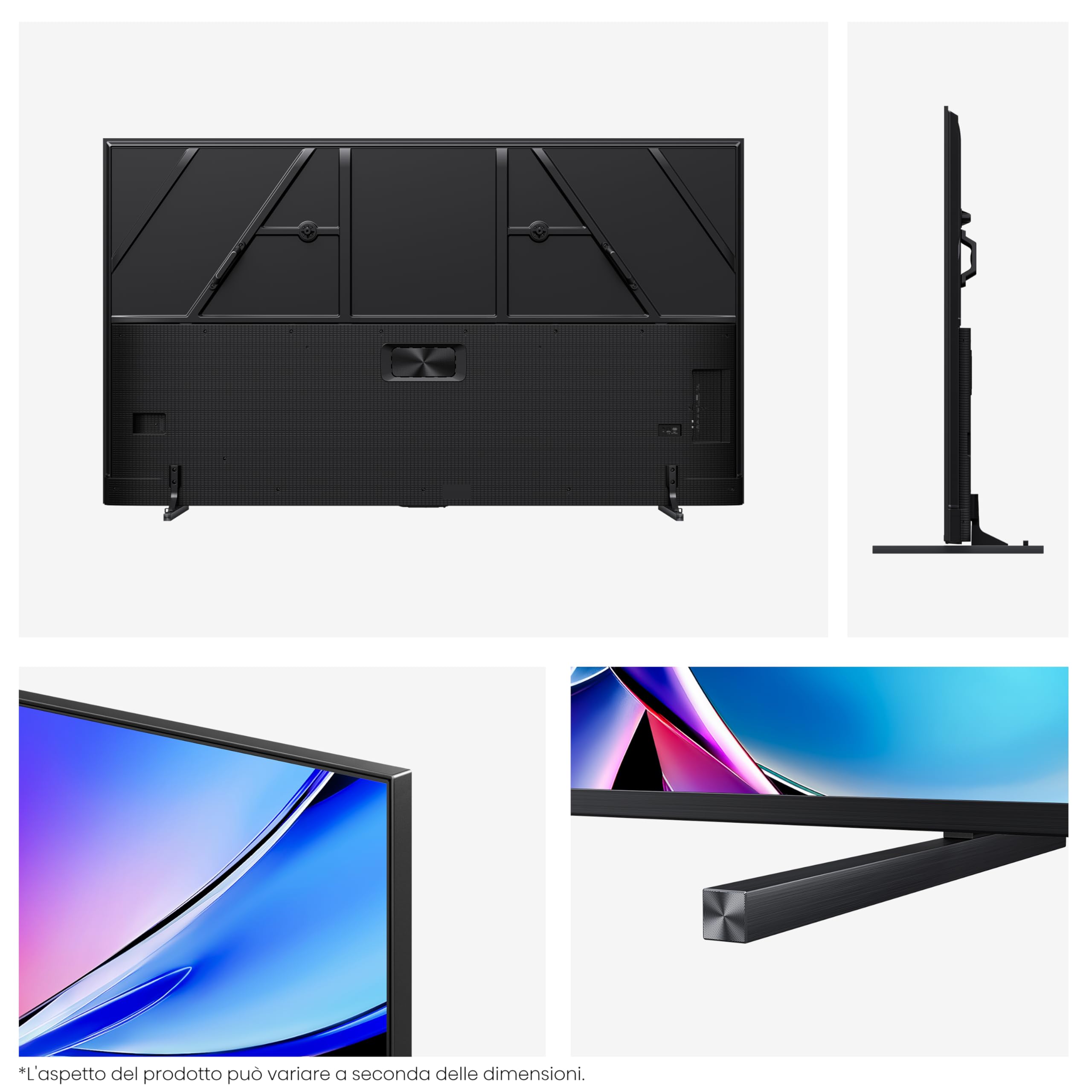 Hisense TV 100" QLED 4K 144Hz 100E7Q PRO, Smart TV VIDAA U8, Dolby Vision IQ, HDR 10+ Adaptive, 144hz Game Mode PRO, Dolby Atmos, Alexa Built-in, VIDAA Voice, Tuner DVB-T2/S2 HEVC 10, lativù 4K, 2025