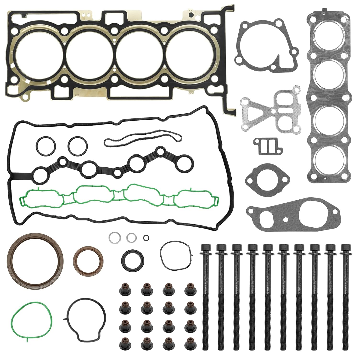 G4KJ 2.4 Head Gasket Set for Hyundai Sonata 2.4 2015 2016-2019,for Tucson 2.4 2018 2019, for Kia Sorento Optima Sportage 2.4L 2016-2020,Santa Fe 2.4 17-20 22311-2GGB0 223112GGB0 Engine Gasket