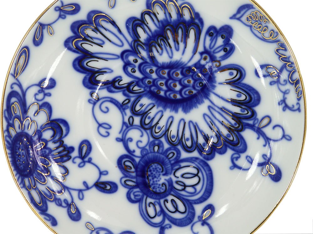 Amazon.co.jp: Lomonosov磁器セットSinging Garden 2pc Cup and Saucer