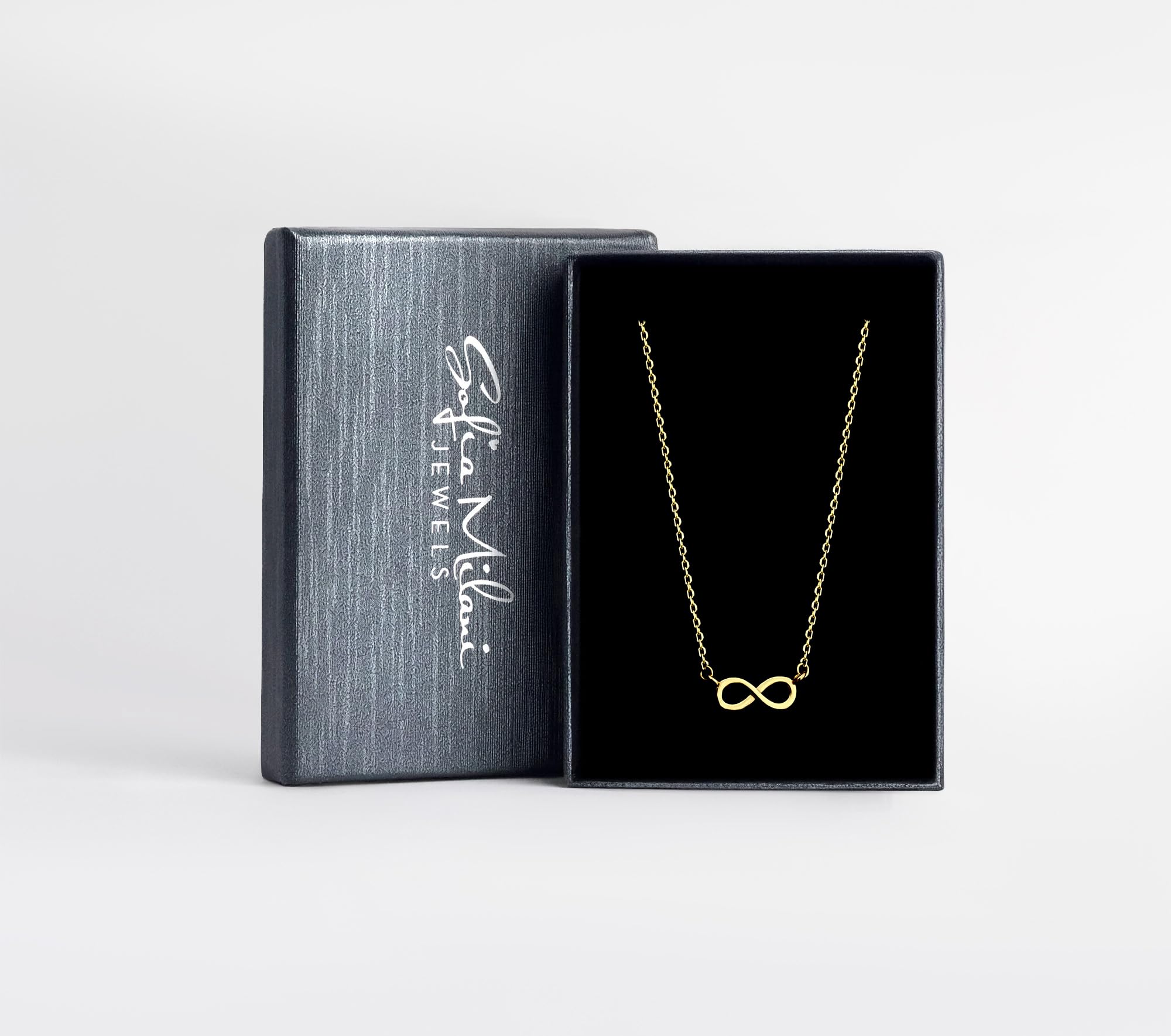 Sofia Milani - Collar para Mujeres en Plata de Ley 925 - Colgante de Infinito