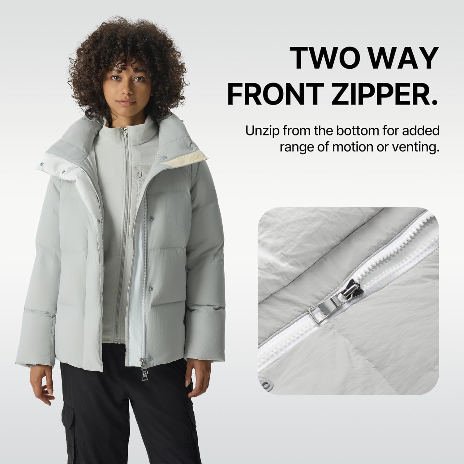 Fitouch Summit Breeze Women's Lightweight Down Puffer | 750+ PF Winter Short Jacket | Soft Warmest Coat - Image 8