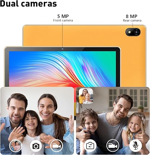 Miniatura 8 de Tablet de 10 pulgadas, tableta Android AX WiFi 6+2.4 y 5GWifi, 3 GB de RAM 32 GB de almacenamiento ROM, pantalla IPS HD 1332 x 800, procesador de