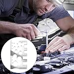Industrial Steel Calipers Thread Gauge Bit Checker for Precise Thread Pitches and Diameter Measurement Up to M 18 Measure Precise Calipers Measuring Tool