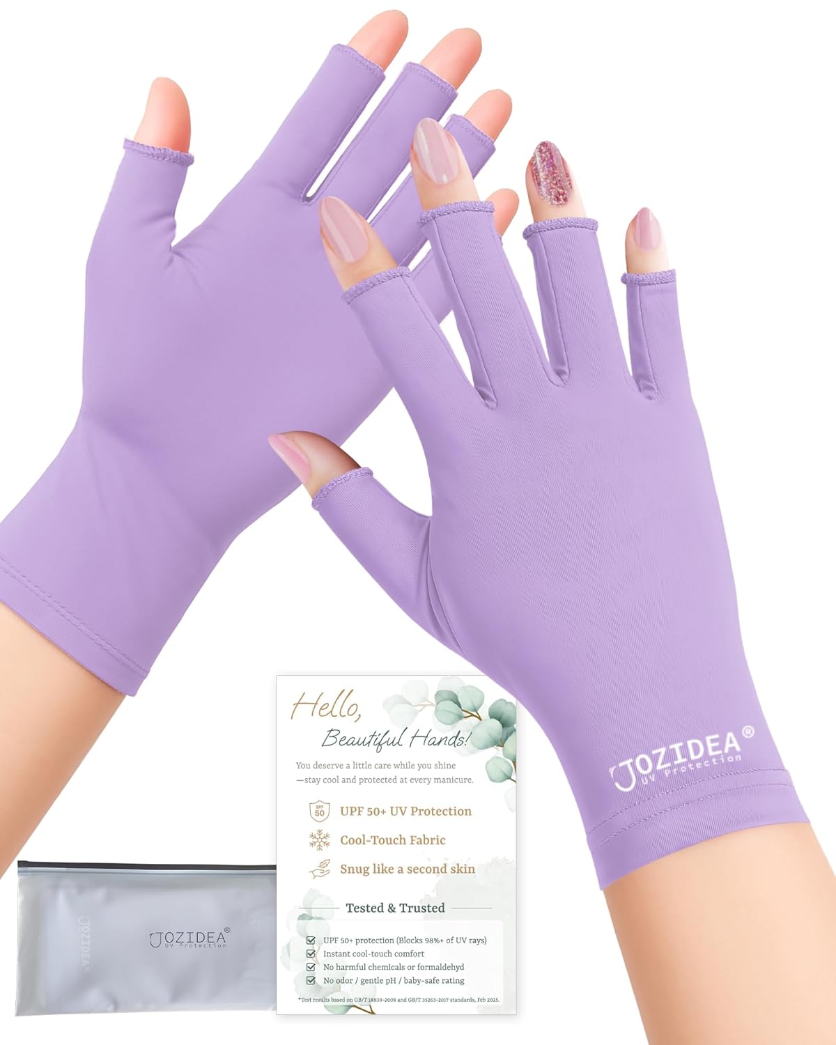 Schutz für schöne Nägel: Die besten UV-Nagelhandschuhe 2023 7 UV-Nagelhandschuhe Lavender Purple