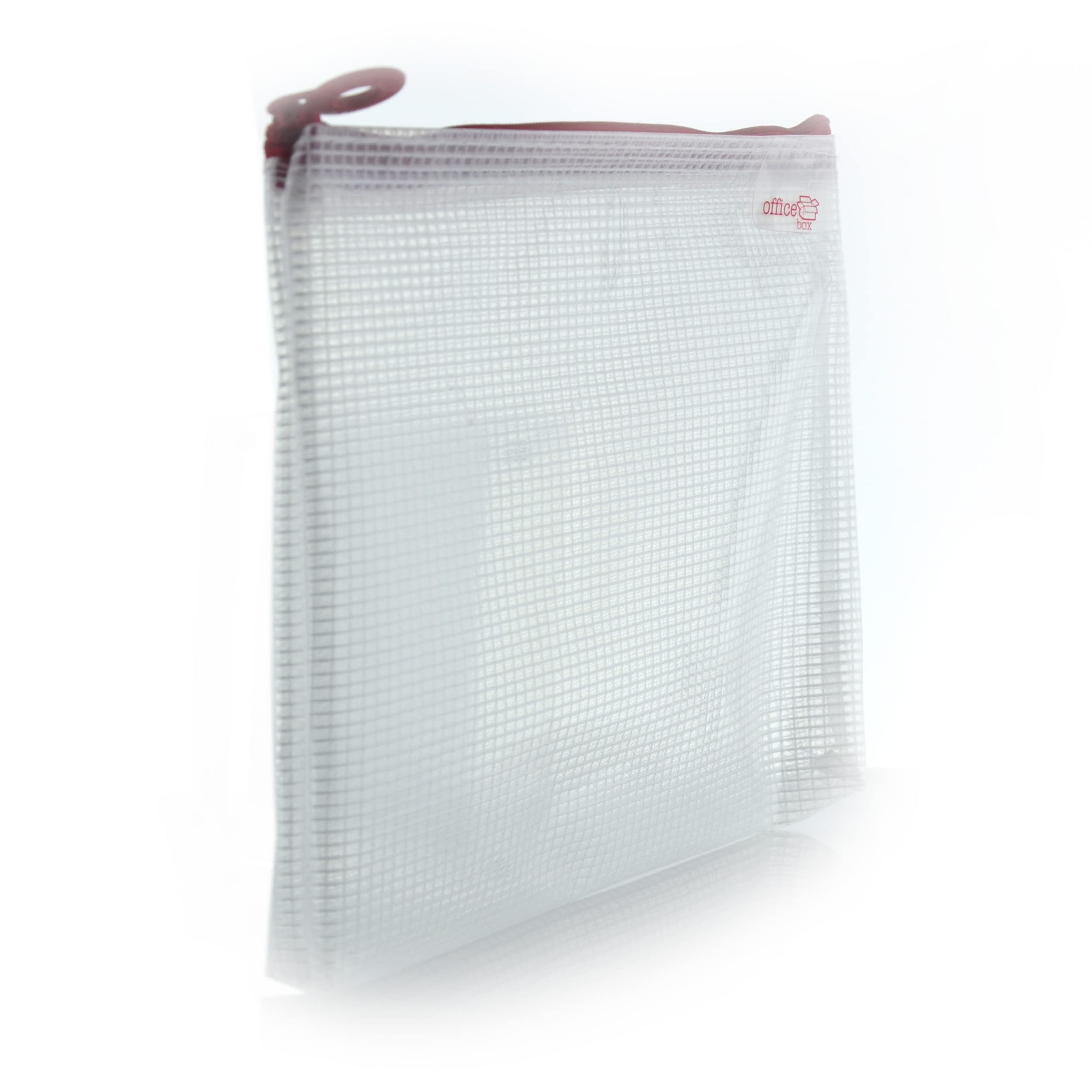 Office Box Mehrzwecktasche Transparent & Wasserdicht | Größe 9x20 Cm ('Stift') | Mit Nylonverstärkung & Reißverschluss