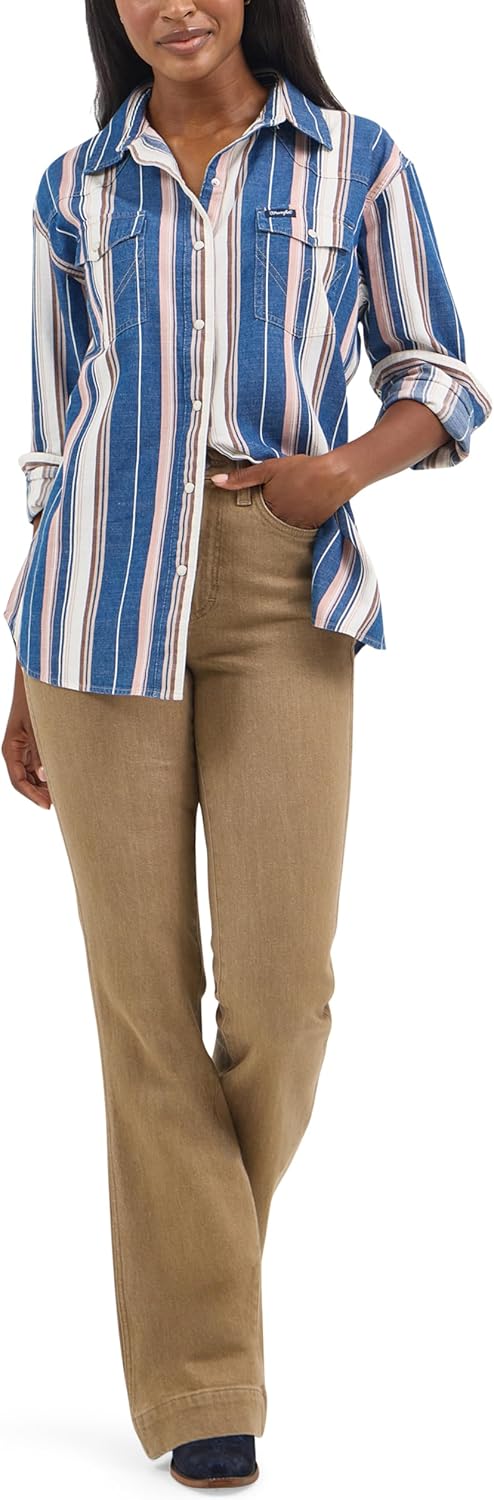 Flamingals Mid Rise Straight Leg Jeans for Women Multi Pocket Stretchy Baggy Boyfriend Jeans Trendy