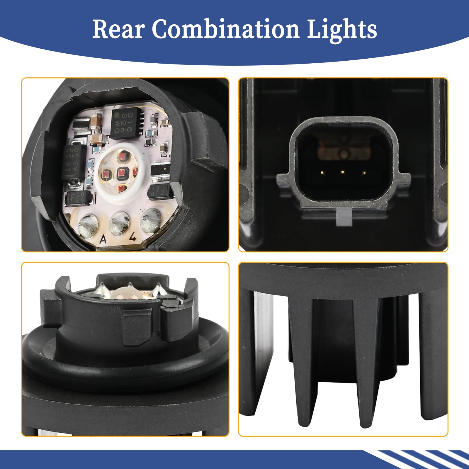 Amazon | Getfarway 81536-15120 リアブレーキテールライトLED電球 12V