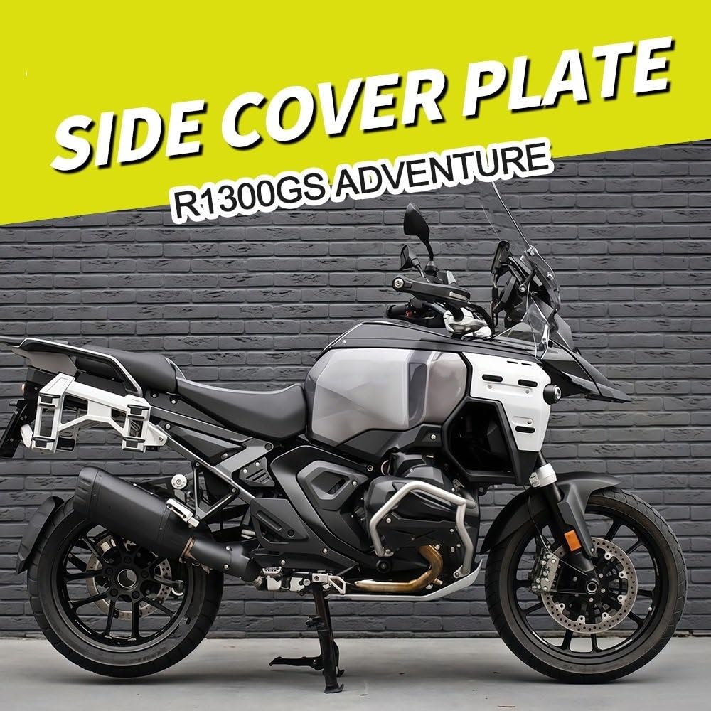 Płyta ochronna zbiornika Do R1300GS Adventure 2024-2026 boczne panele motocyklowe zbiornik na wodę | Osłony Osłona panelu bocznego Osłona ochronna(Silver)