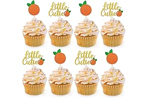 24pcs Little Cutie Baby Shower Decorations - Cupcake Toppers