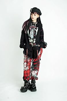 新品タグ付き TRUE PANK タータンチェック グリーン 緑 パンク Amazon.co.jp: Jillpunk パンクロック エモパンク バンギャ 兄系