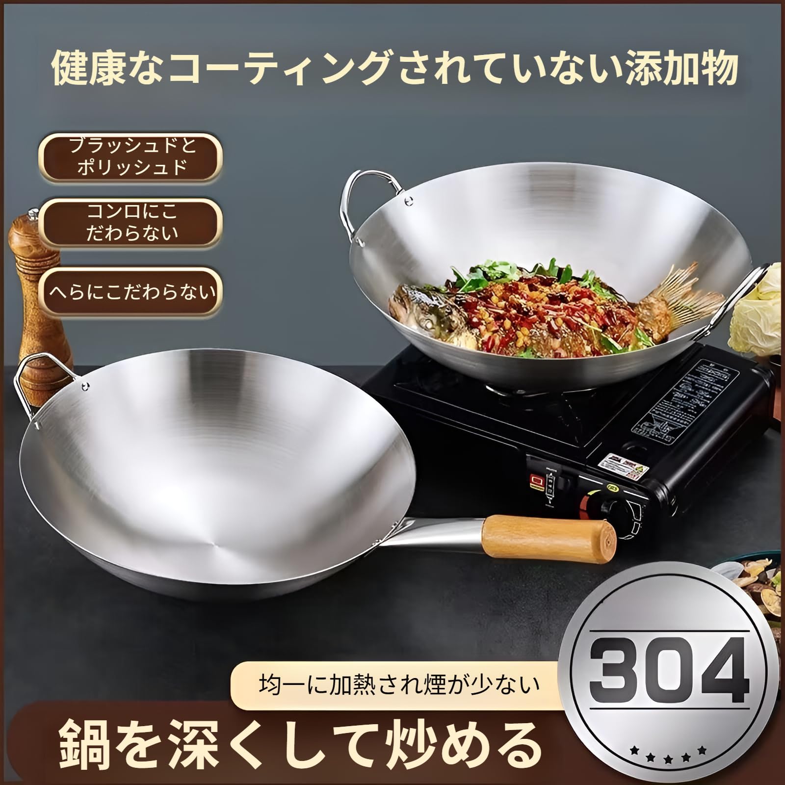 平和アルミ２６ｃｍフッ素加工済みフライパンpro gourmet業務用 フライパン 26cm アルミフライパン フライパン 26cm IH対応 極 ふかみ