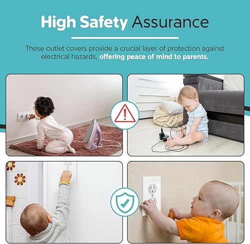 Miniatura 6 de KP KOOL PRODUCTS Fundas de enchufe para enchufes eléctricos - Fundas para enchufes para enchufes a prueba de bebés - Fundas de enchufe de seguridad