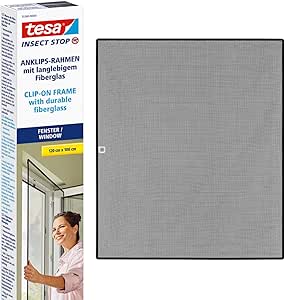 Tesa Raamhor Insect Stop - 120x140cm - Antraciet - Kunststof