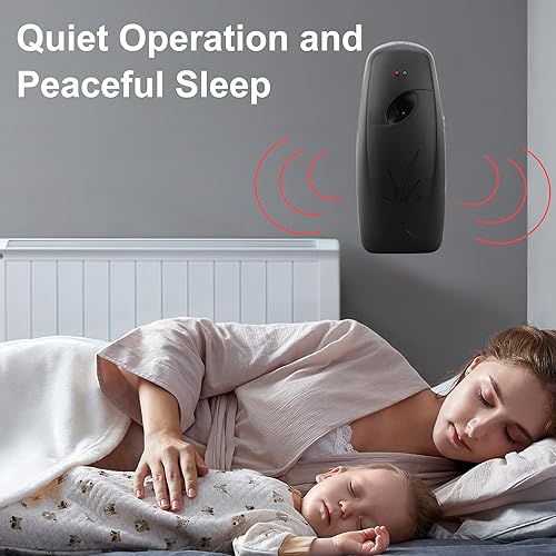 Miniatura 3 de Dispensador automático de ambientador de montaje en paredde pie, dispensador automático de fragancias, dispensador de perfume en aerosol programable