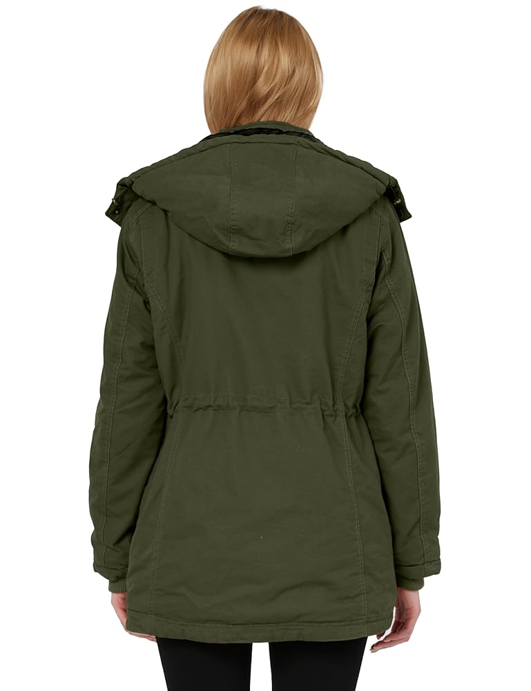 Amazon.com: wantdo Women's Warm Sherpa Lined Hooded Jacket