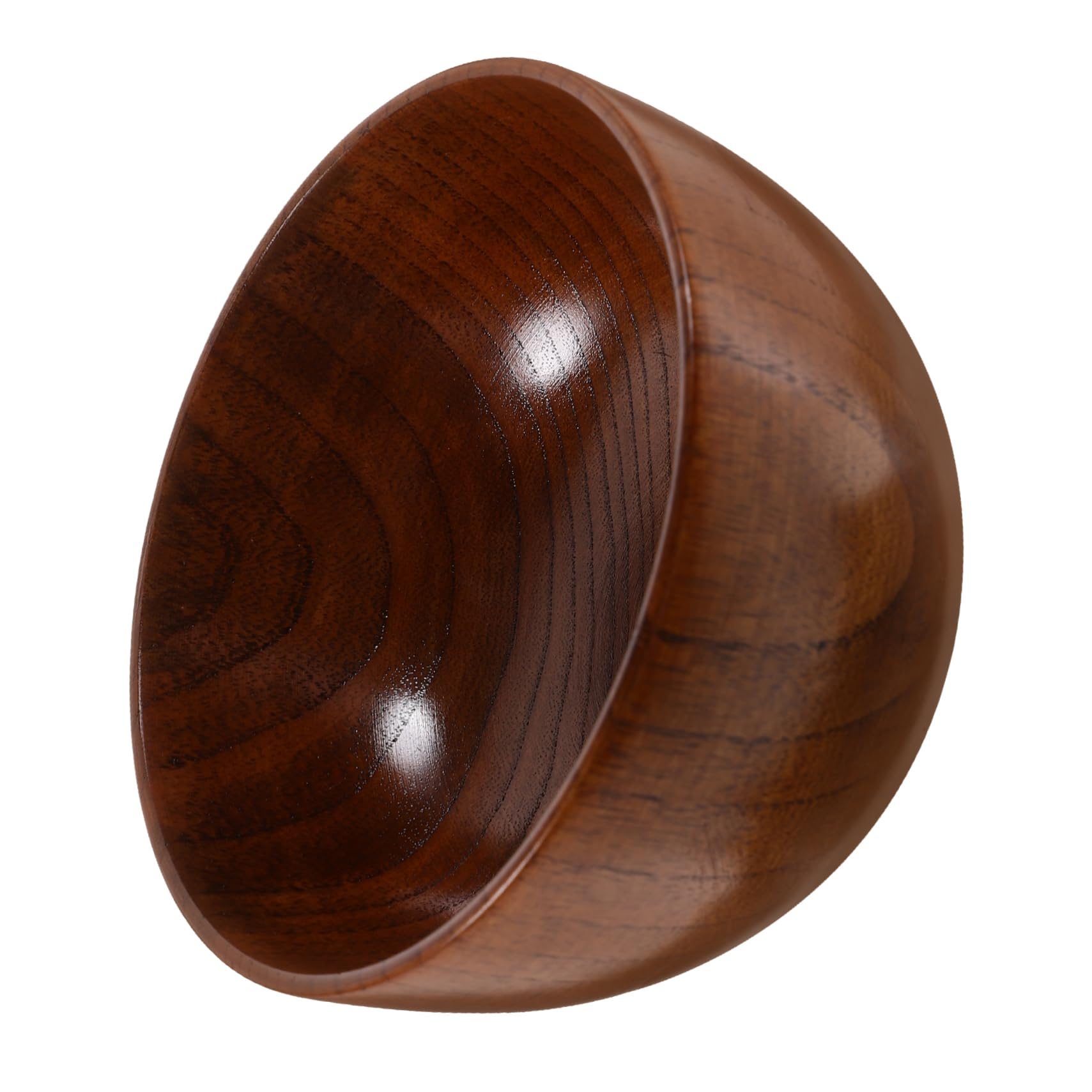 PRETYZOOM 4piezas Tazón De Madera Japonés Antideslizante Para y Ensaladas Bowl De Madera Natural Para Alimentos Para Restaurantes y Doméstico