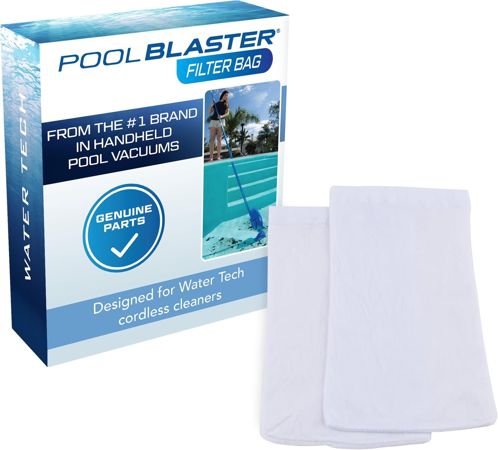 Genuine Microfilter Bags 5-Pack for Aqua Broom, Aqua Broom Ultra, Catfish, Catfish Ultra, Fusion PV-5, Hydro 100, iVac 250, iVac C2, Max, Max CG, Max HD, Millennium, Volt FX-4, Volt FX-8