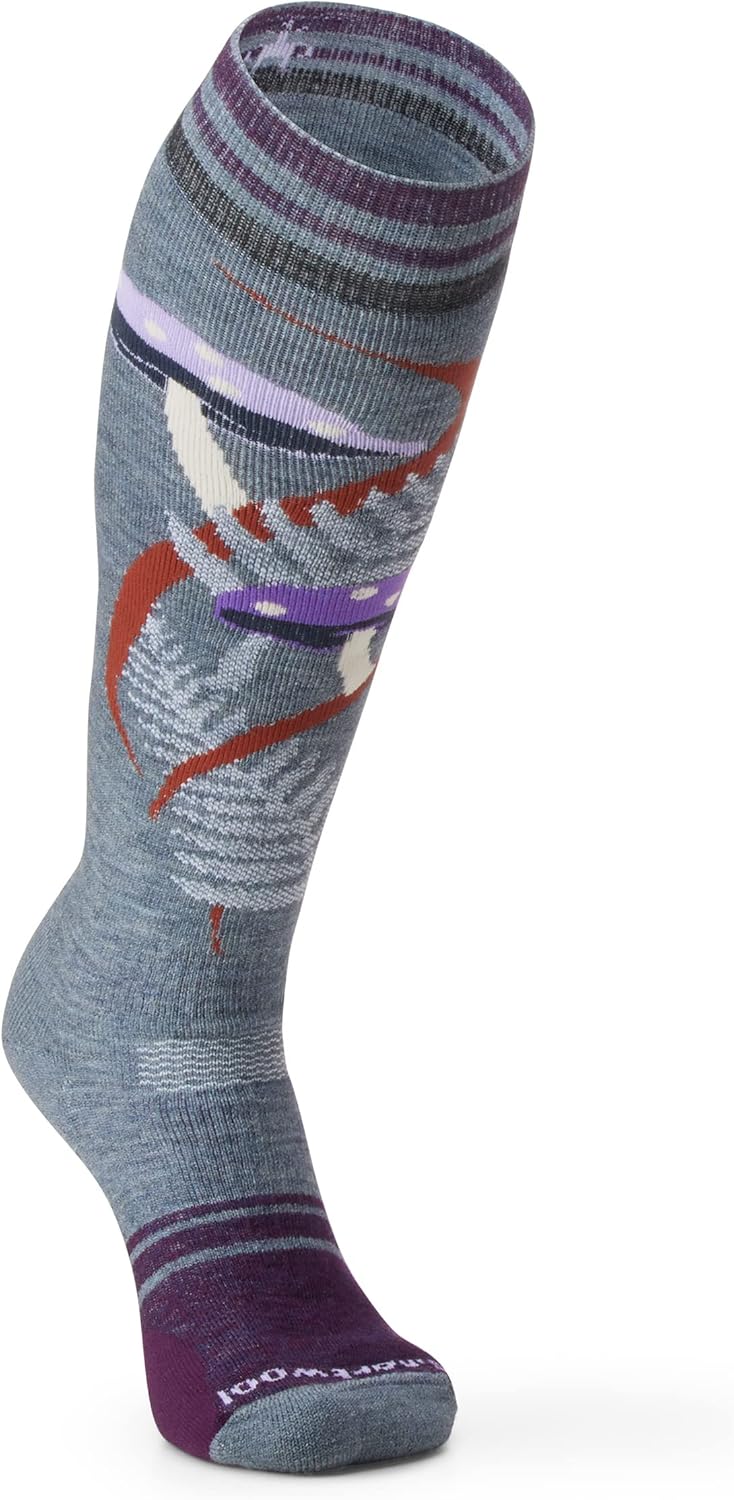 Smartwool Women's Snowboard Full Cushion Mushroom Fabulous OTC Socks