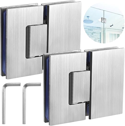 20 Bisagras De Acero Inoxidable 75x50mm - Para Puertas De Muebles, Armarios, Con Tornillos Incluidos, Diseño Empotrado