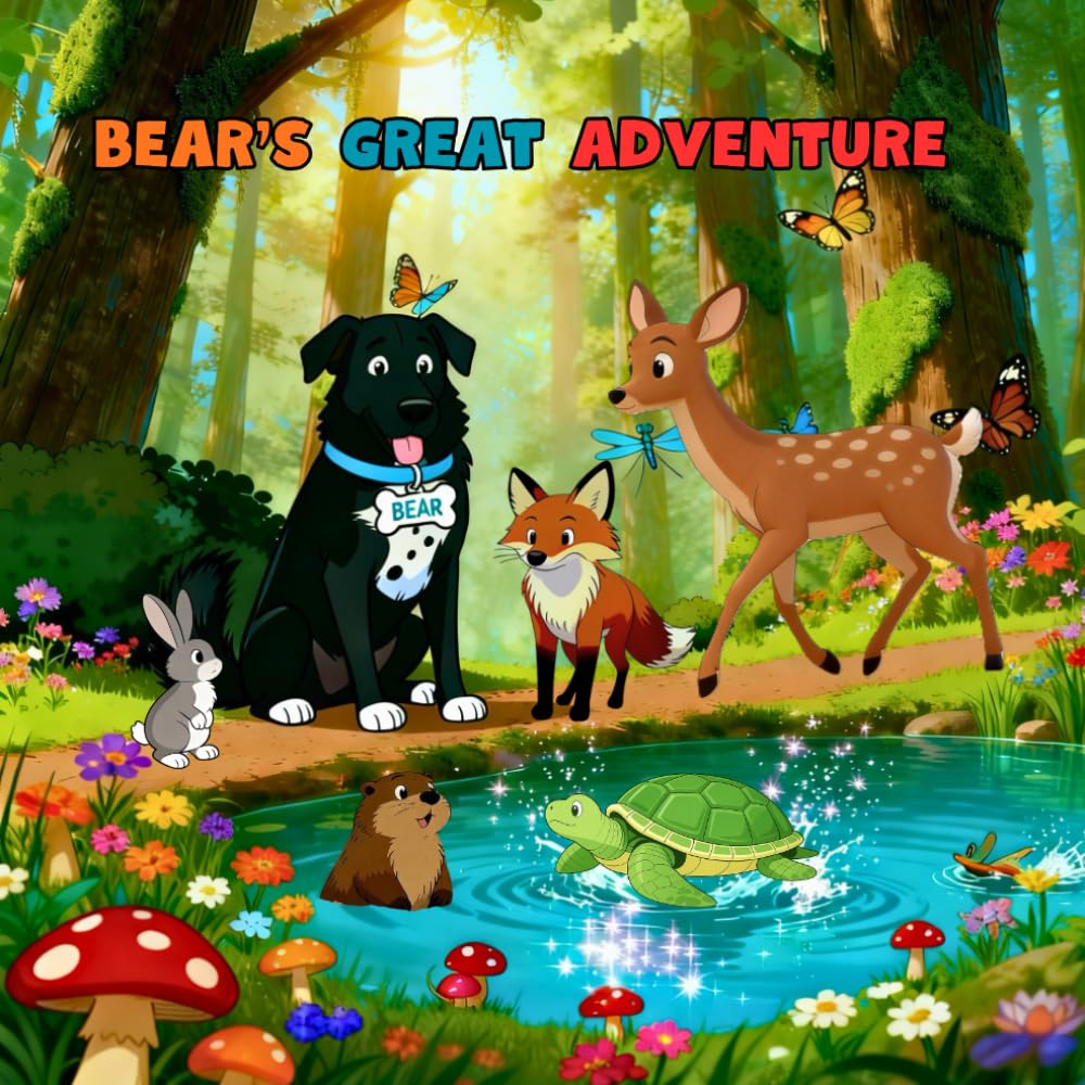 Bear's Great Adventure : A Children's Storybook about a friendly Dog's adventure in a magical forest making friends along the way.: A Dog’s Great Adventure