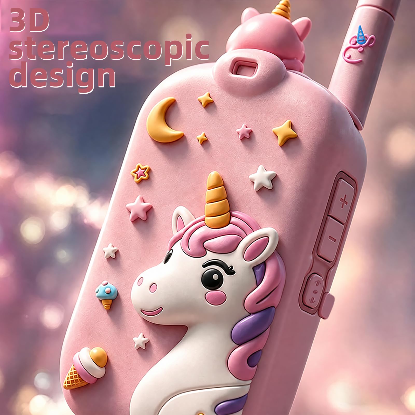 Kinder Video-Walkie-Talkies, 2er-Set, wiederaufladbar mit HD-Kamera & Display, Fotospeicher, Zwei-Wege-Video- & Sprachfunktion mit Stimmenverzerrer, für drinnen & draußen, 3–12 Jahre (Pink & Blau)
