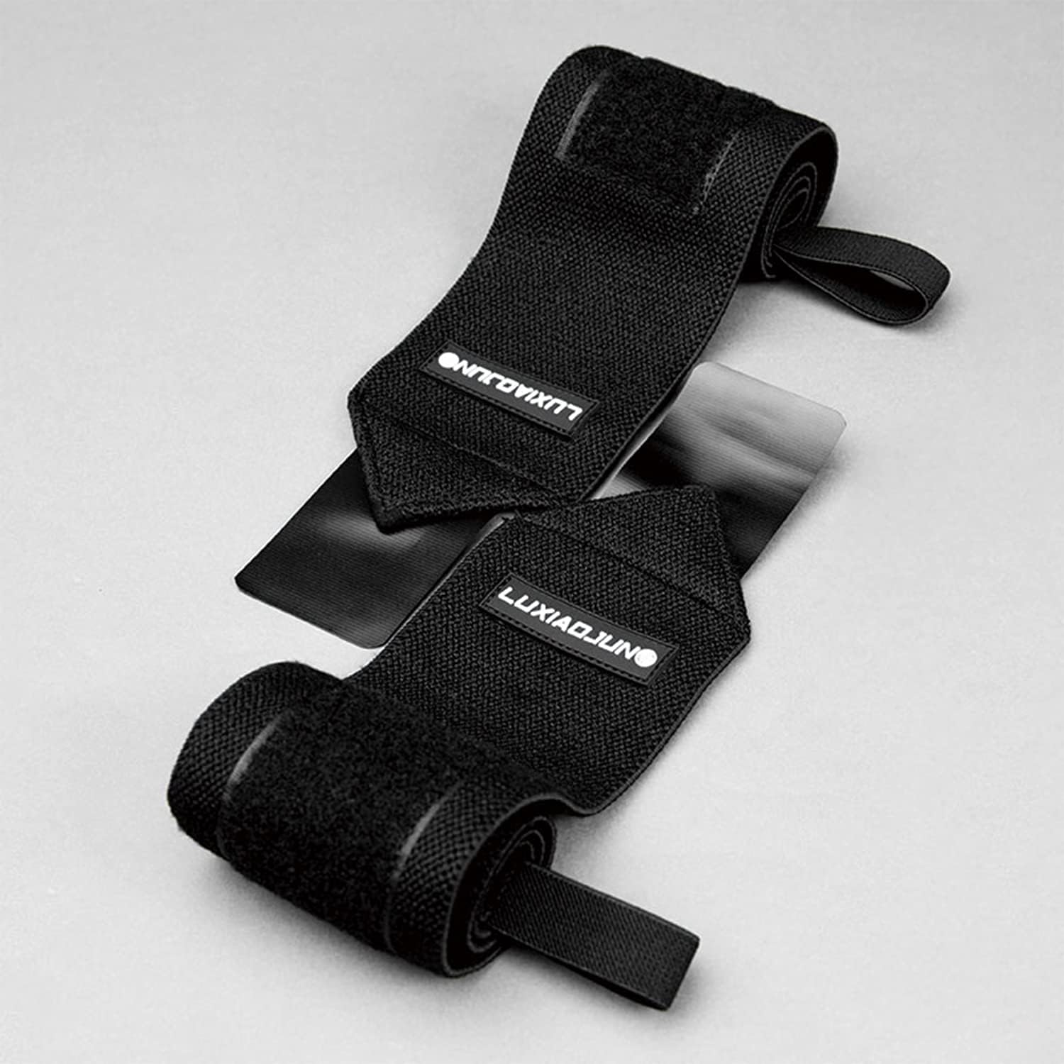 LUXIAOJUN W80 Wrist Wraps for Weight Lifting, Power Lifting, Cross Training (Black) : Sports & Outdoors