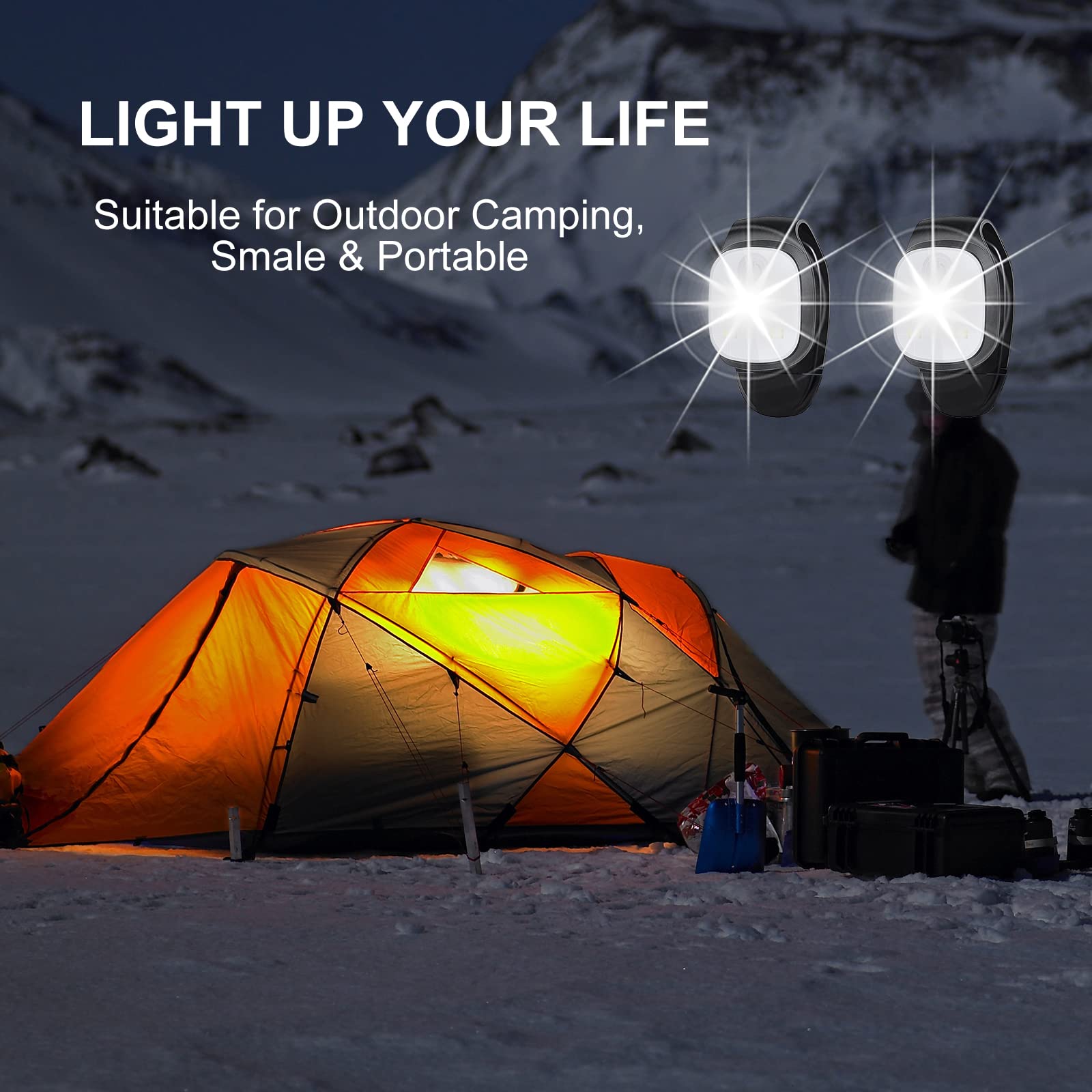 Luce da Corsa, Luce da Running,LED Ricaricabile Tramite USB Luce per