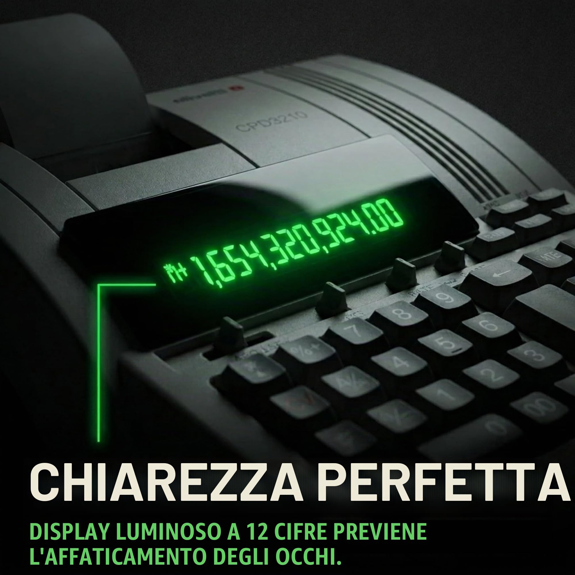 OLYMPIA Calcolatrice da tavolo CPD 3212T