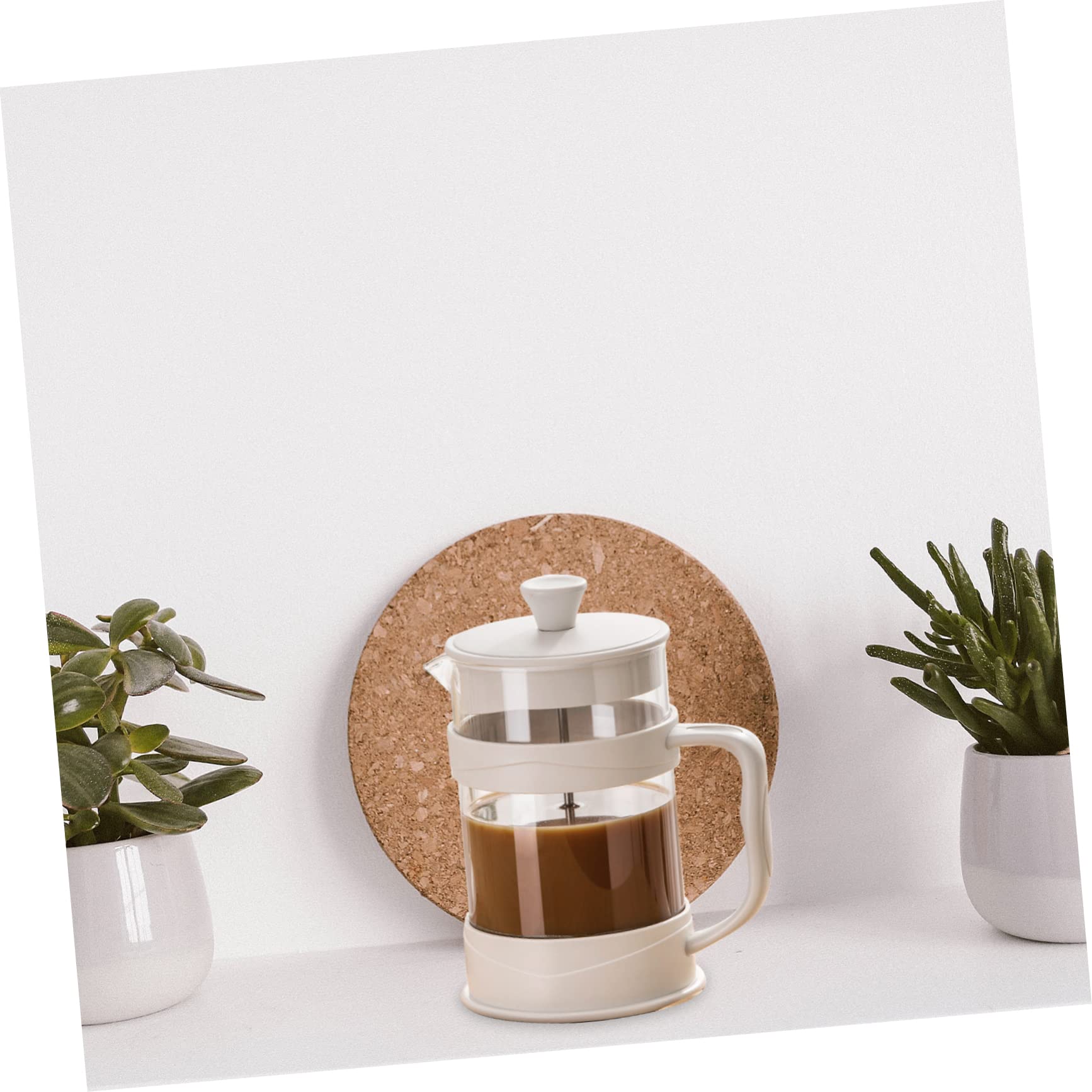 OUNONA Coffee Carafe and Tea Maker Pot Glass Coffee Pot for Home Office and Cafe Use Easy to Operate for Coffee and Tea Lovers