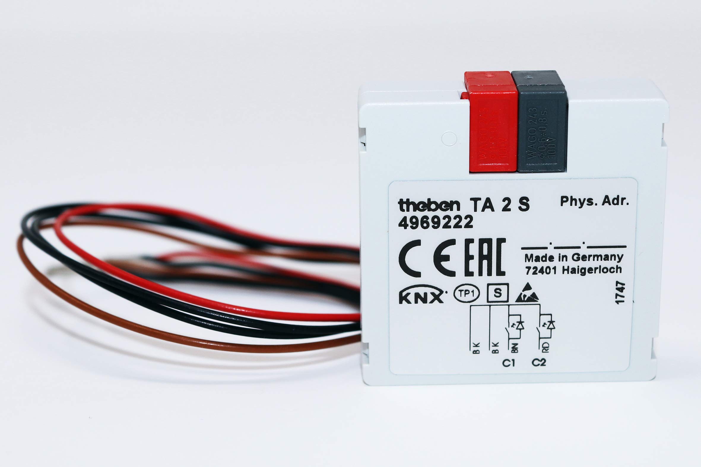 Theben 4969222 TA 2 S KNX 2-Fach Tasterschnittstelle