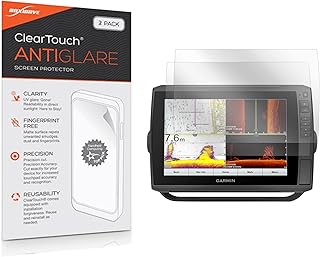 BoxWave Screen Protector Compatible with Garmin echoMAP Ultra 102sv - ClearTouch Anti-Glare (2-Pack), Anti-Fingerprint Matte Film Skin