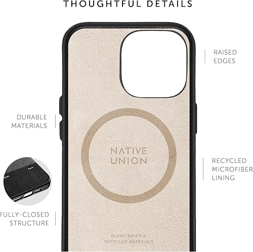 Miniatura 10 de Native Union (Re Classic - Funda MagSafe compatible con imanes integrados, materiales reciclados y a base de plantas, ultraduradera, con protección