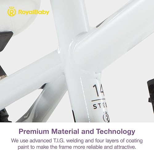 Miniatura 6 de Royalbaby Freestyle Premium - Bicicleta infantil de 12141618 pulgadas bicicleta infantil para niños y niñas de 3 a 9 años varios colores