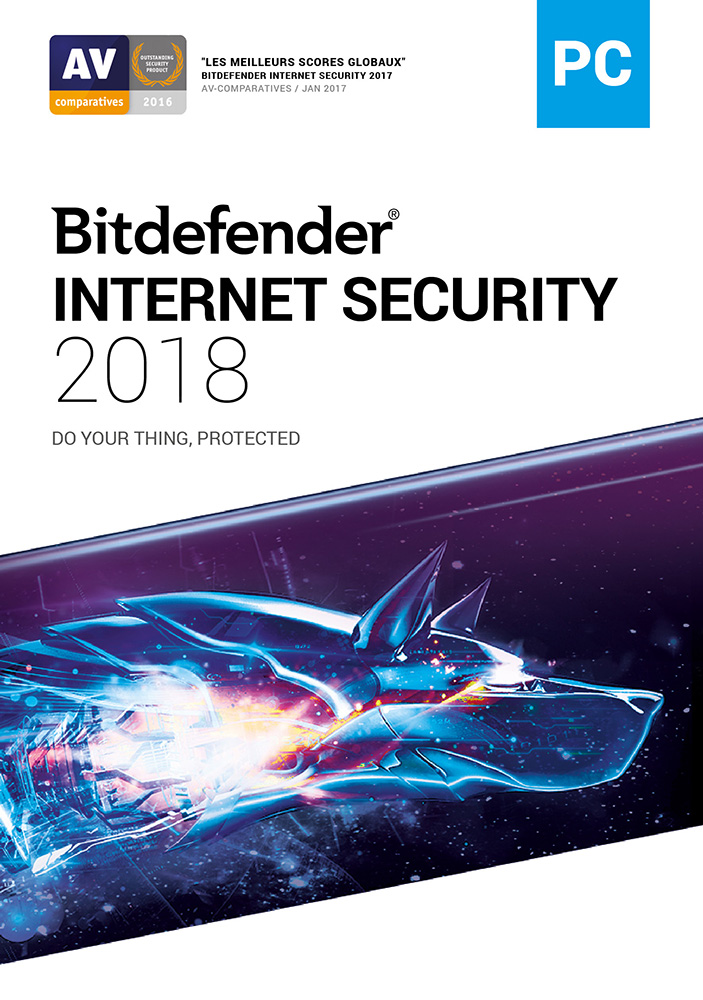 Bitdefender Internet Security 2018 - 1 an - 1 PC - Téléchargement [Code Jeu ]