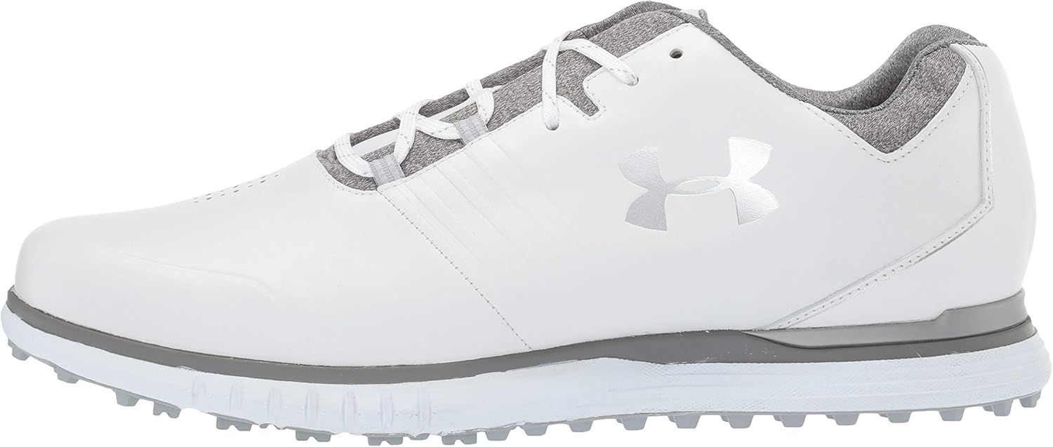 Under Armour Men's Showdown Golf Shoe 12 White (101)/Metallic Silver