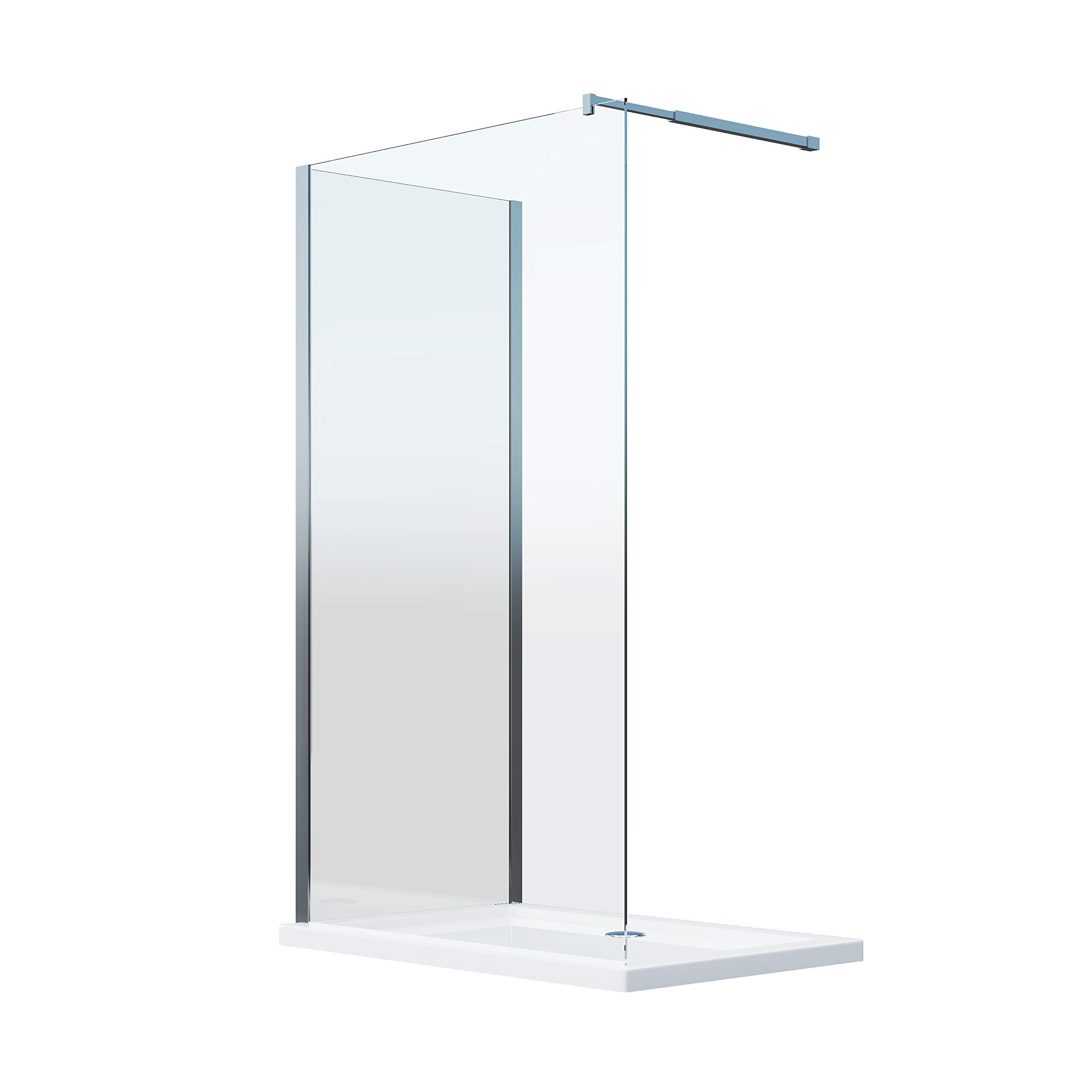 Parete doccia Walk-in Angolare Doppio Vetro 8 mm Reversibile (68-70 x 98,5-100,5 H 200 cm)